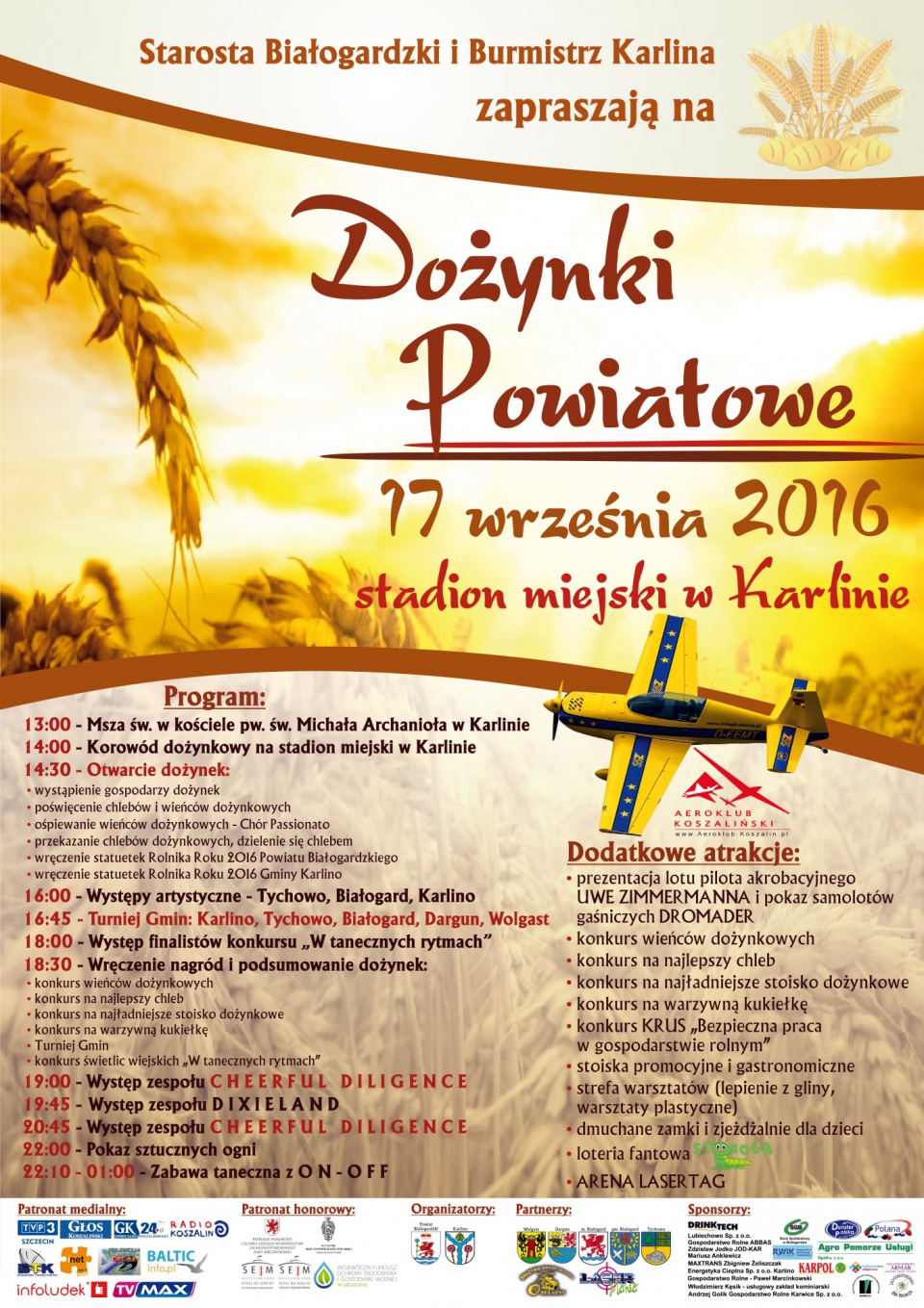 Dożynki Powiatowe - Karlino, 17 września 2016 roku